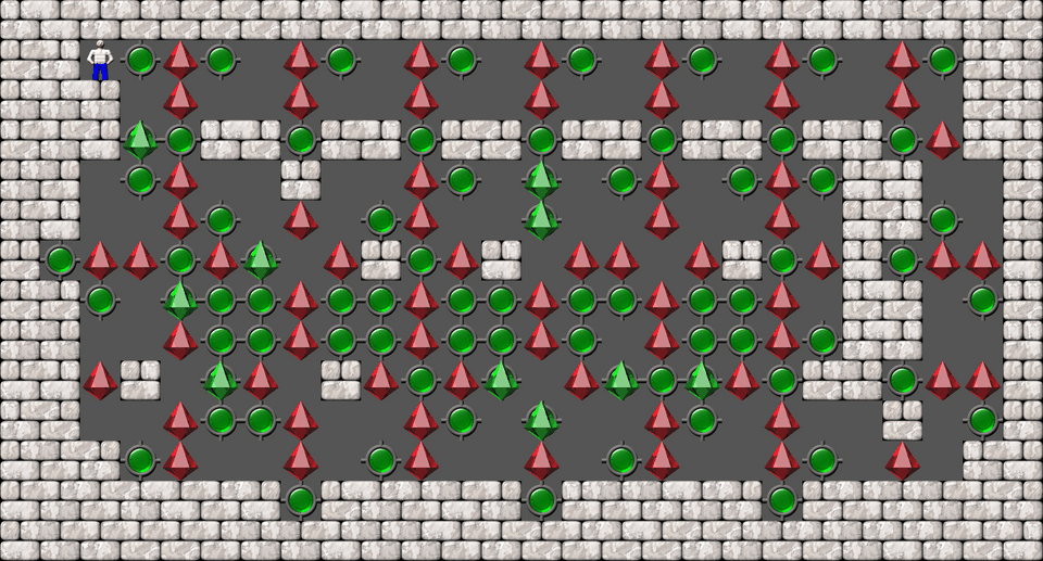 Sokoban Bugs509 collection level 454